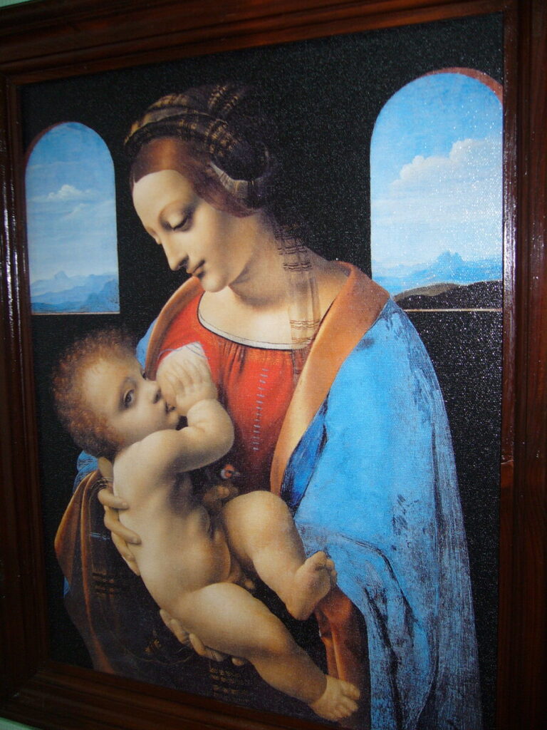 «Мадонна с младенцем» Леонардо да Винчи