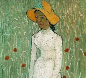 Картина Девушка в белом, Винсент Ван Гог, 1890
