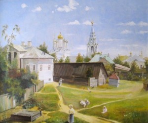 Сочинение по картине «Московский дворик Василия Поленова»