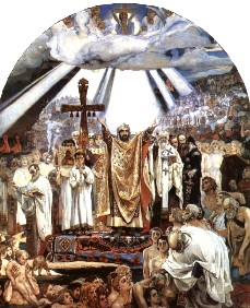 Сочинение по картине В.М. Васнецова «Крещение Руси»