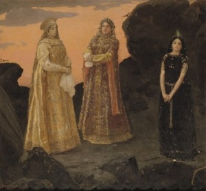 Сочинение по картине В.М. Васнецова «Три царевны подземного царства»