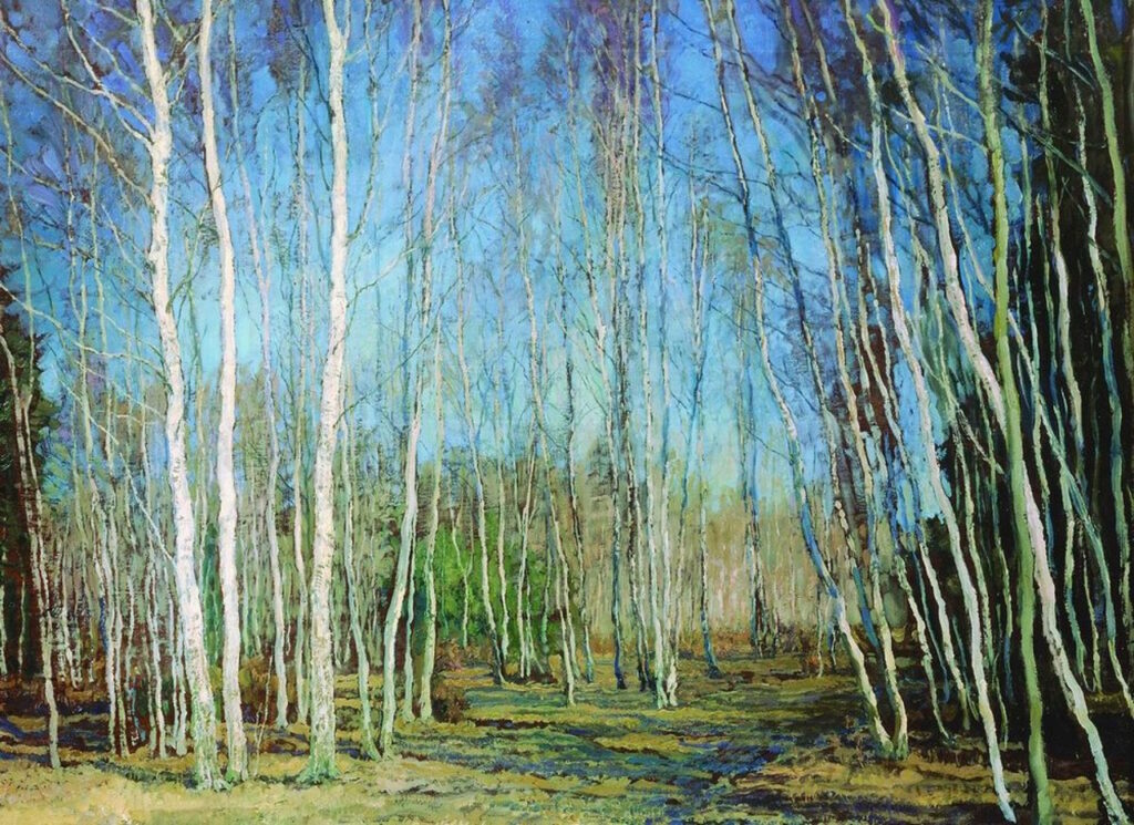 Сочинение по картине «Голубая весна Василия Бакшеева»