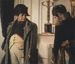 Наполеон и маршал Лористон