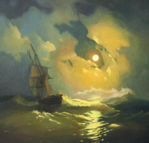 Сочинение по картине И.К. Айвазовского «Буря на море ночью»