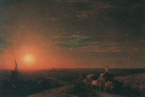 Сочинение по картине И.К. Айвазовского «Обоз чумаков»