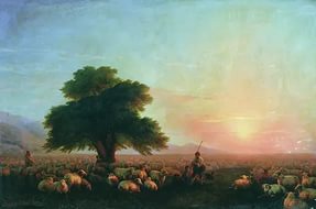 Сочинение по картине И.К. Айвазовского «Отара овец»