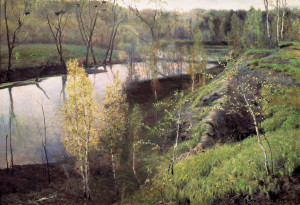 Сочинение по картине И.С. Остроухова «Первая зелень»