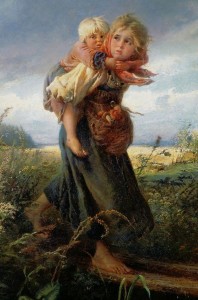 Сочинение по картине К.Е. Маковского «Дети, бегущие от грозы»