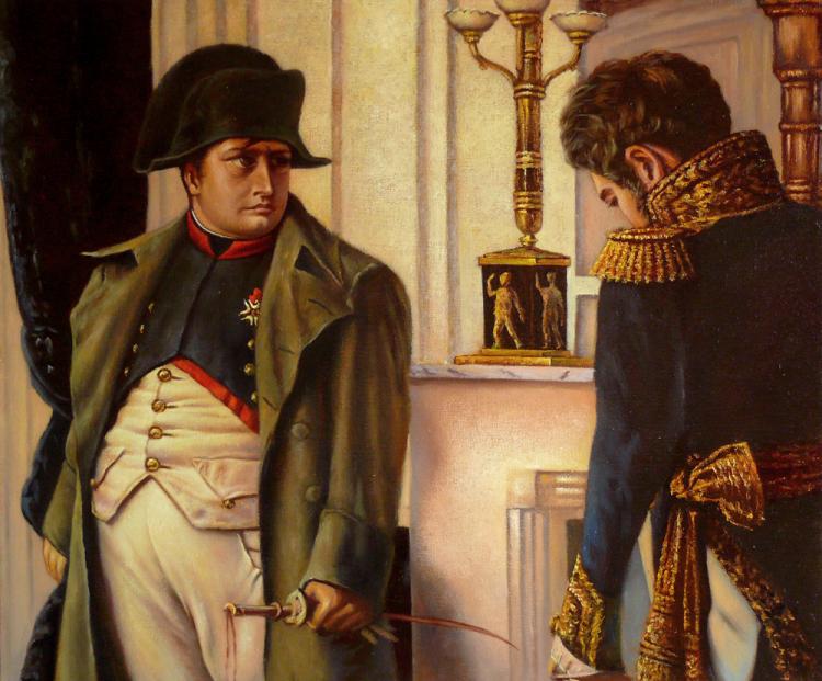 Картина Наполеон и маршал Лористон