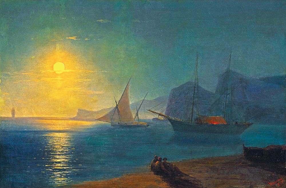 Сочинение по картине И. К. Айвазовского «Морской пейзаж»