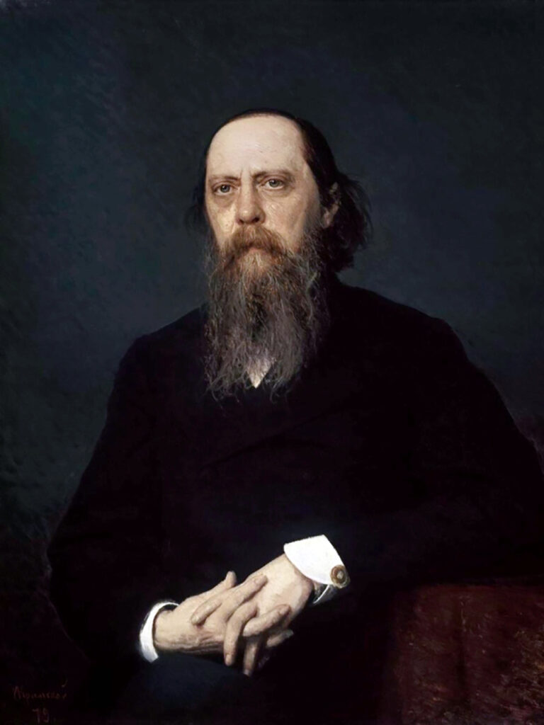 Портрет писателя Михаила Евграфовича Салтыкова