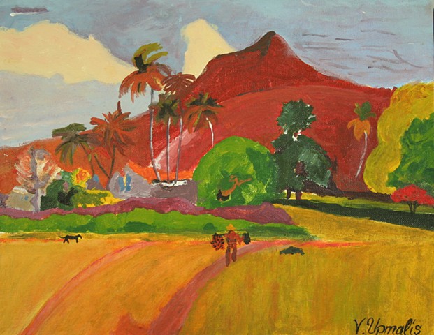 Сочинение по картине «Горы на Таити Поля Гогена»