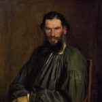 Портрет писателя Льва Николаевича Толстого