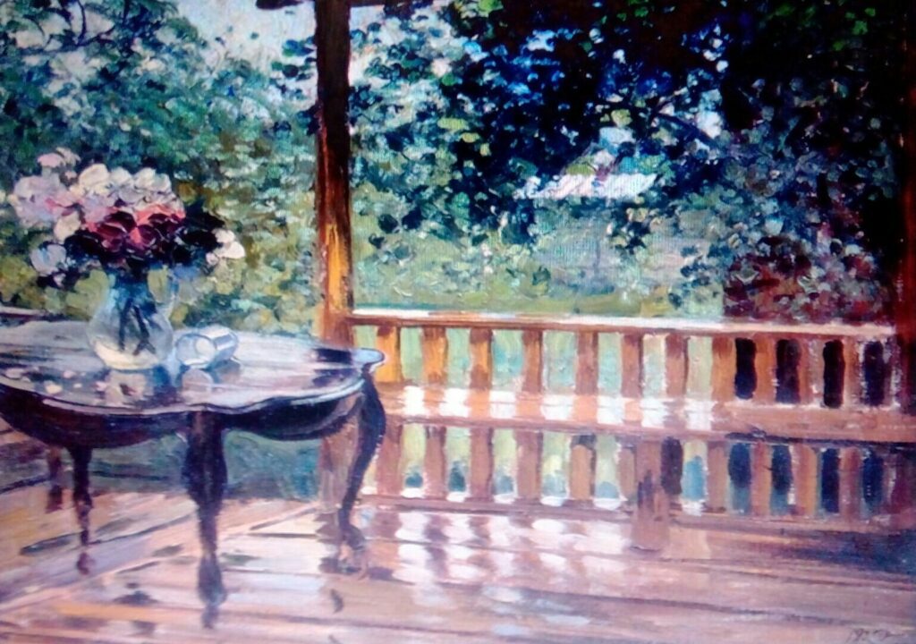 Сочинение по картине А. М. Герасимова «После дождя»