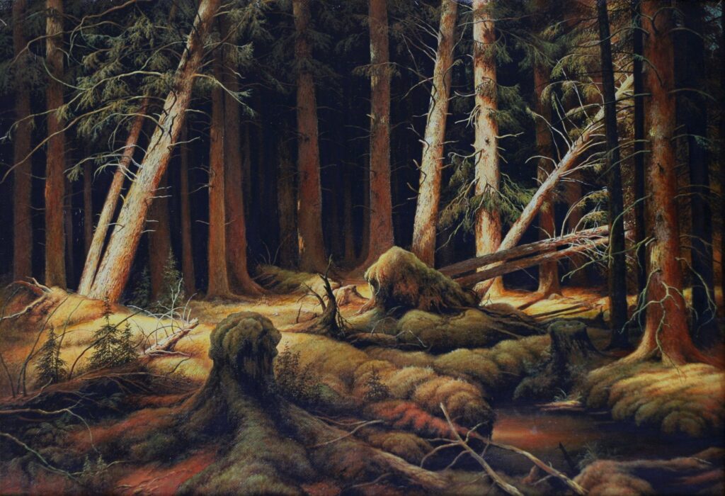 Иван Шишкин. Картина Бурелом (Вологодский лес)