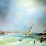 Описание картины Алексея Боголюбова Морской вид