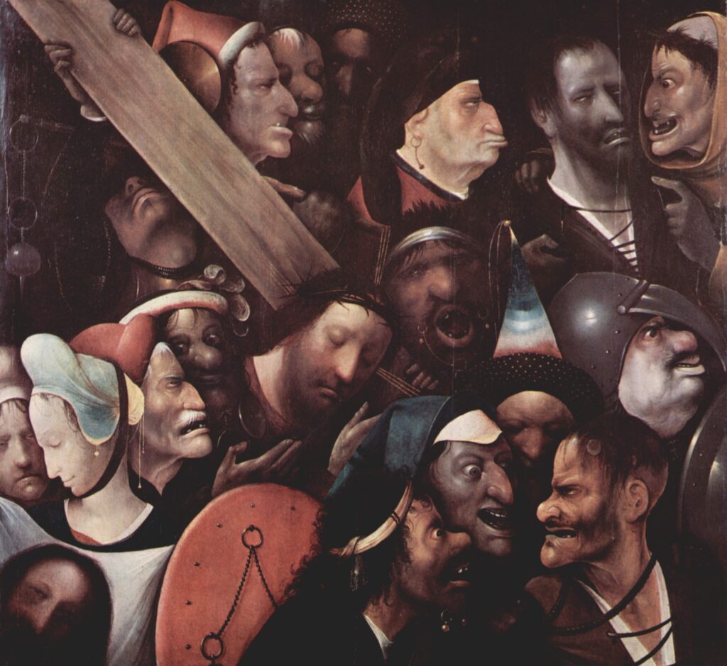 Описание картины Иеронима Босха Несение креста