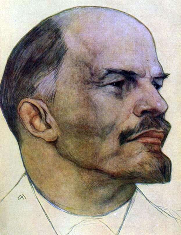 Описание картины Николая Андреева В. И. Ленин