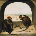 Описание картины Питера Брейгеля Старшего Две обезьяны