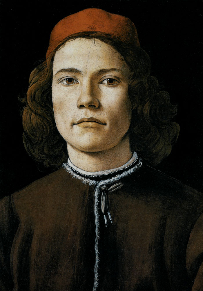 Описание картины Сандро Боттичелли Портрет молодого человека