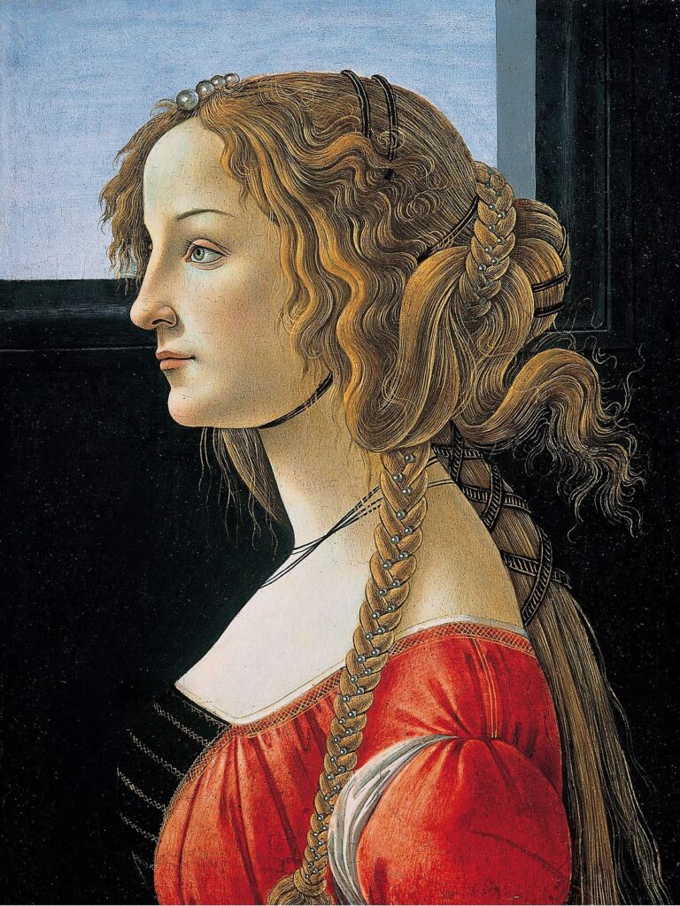 Описание картины Сандро Боттичелли Портрет молодой женщины