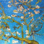 Описание картины Винсента Ван Гога Цветущие ветки миндаля