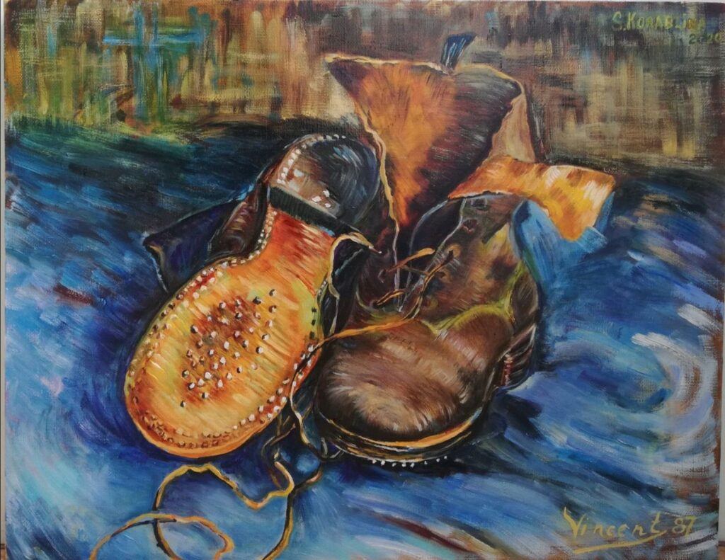 Описание картины Винсента Ван Гога Пара ботинок