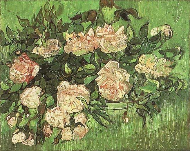 Описание картины Винсента ван Гога Розовые розы