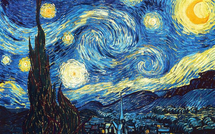 Описание картины Винсента Ван Гога Звездная Ночь