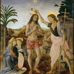 Анализ картины Андреа Верроккьо Крещение Христа