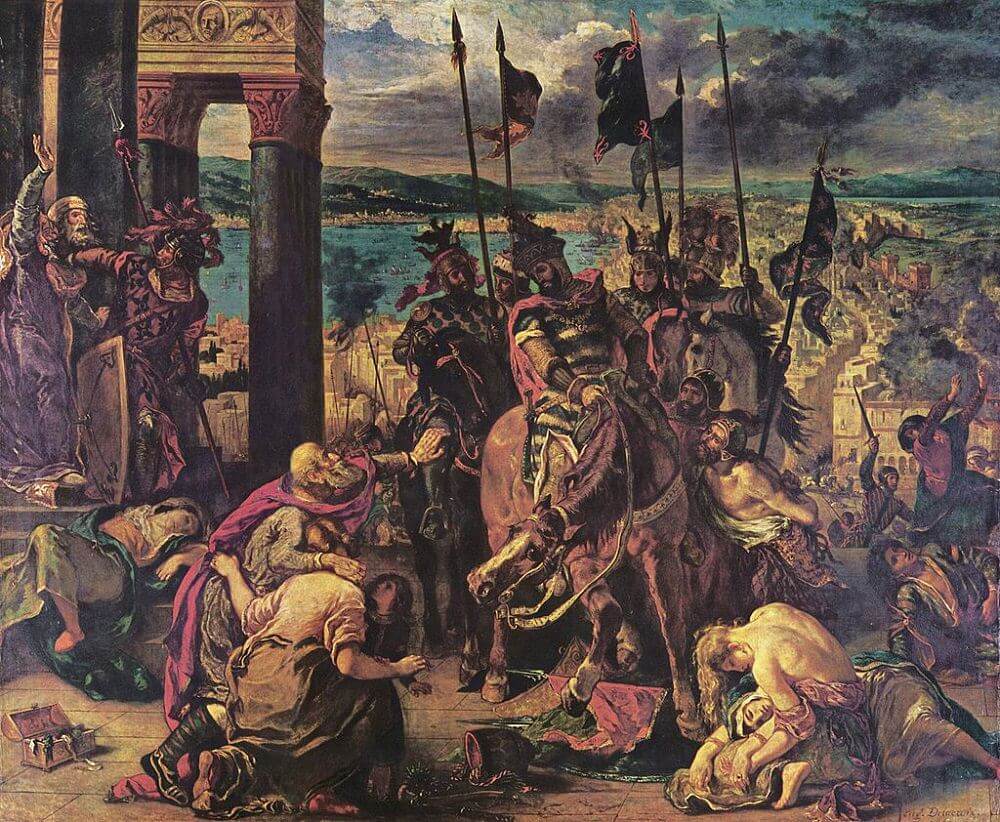 Анализ картины Эжена Делакруа Взятие Константинополя крестоносцами