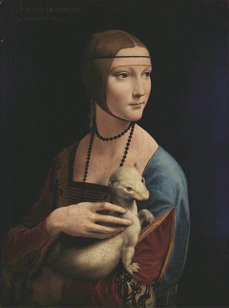 Анализ картины Леонардо да Винчи Дама с горностаем
