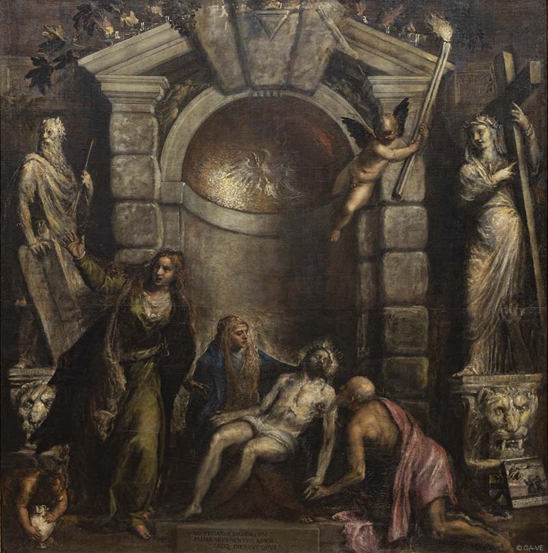 Анализ картины Тициана Оплакивание Христа