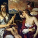 Анализ картины Тициана Венера завязывающая глаза Амуру
