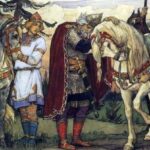 Анализ картины Виктора Васнецова Прощание Олега с конем