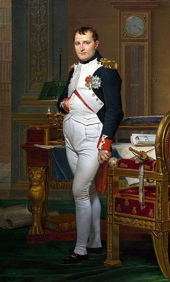 Анализ картины Жака Луи Давида Портрет Наполеона в рабочем кабинете