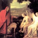 Описание картины Карла Брюллова Явление Аврааму трех ангелов у дуба Мамврийского