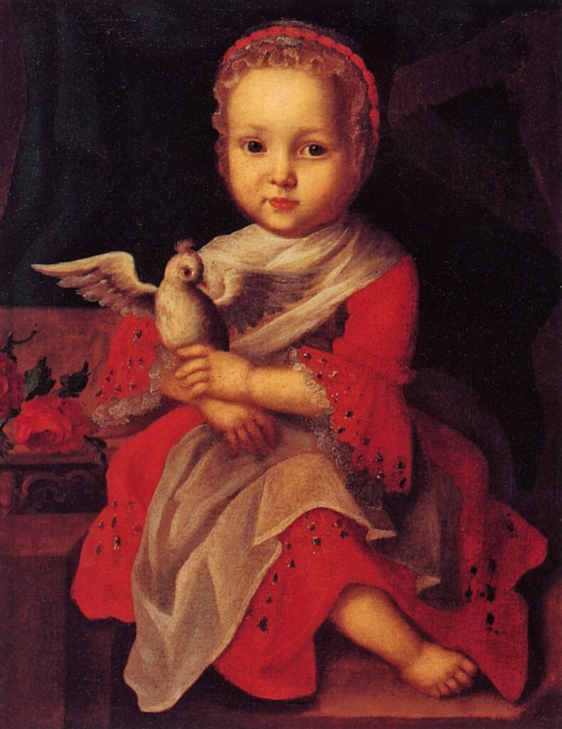 Картина Ивана Вишнякова Девочка с птичкой