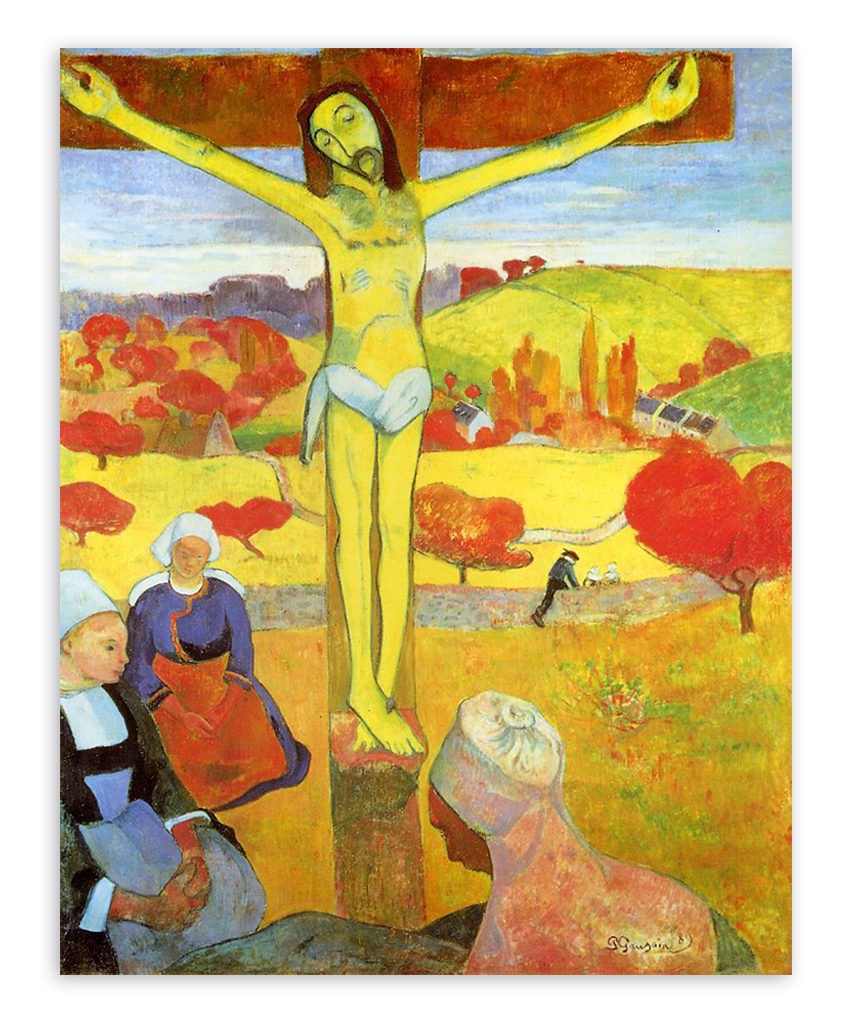 Картина Поля Гогена Желтый Христос