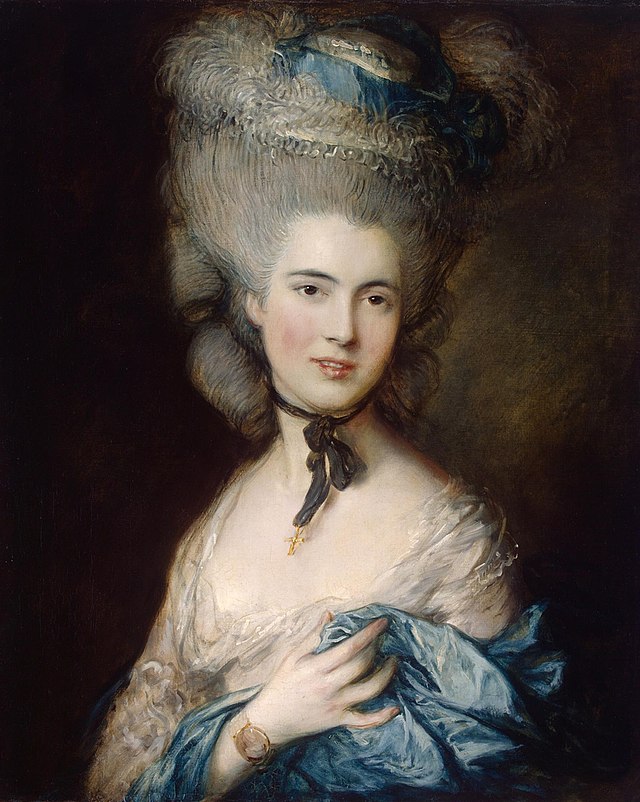 Картина Томаса Гейнсборо Дама в голубом