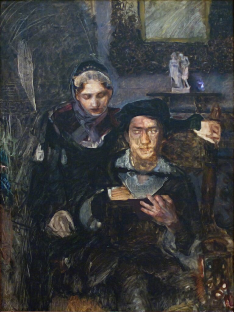 Картины Михаила Врубеля Гамлет и Офелия
