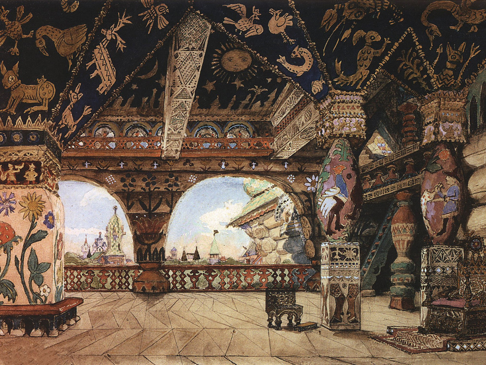 Описание картины Виктора Васнецова Палаты царя Берендея