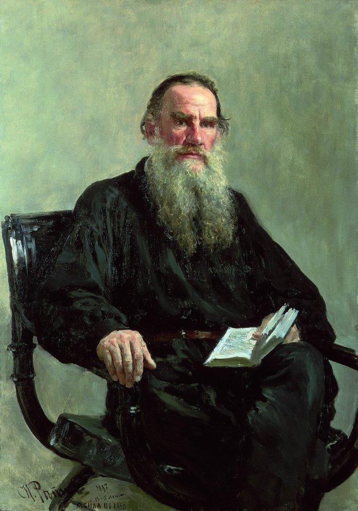 Анализ картины Ильи Репина Портрет Толстого