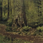 Анализ картины Исаака Ильича Левитана Тропинка в лиственном лесу. Папоротники