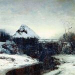 Анализ картины Исаака Левитана Зимний пейзаж с мельницей