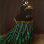 Анализ картины Клода Моне Дама в зеленом платье (Камилла)