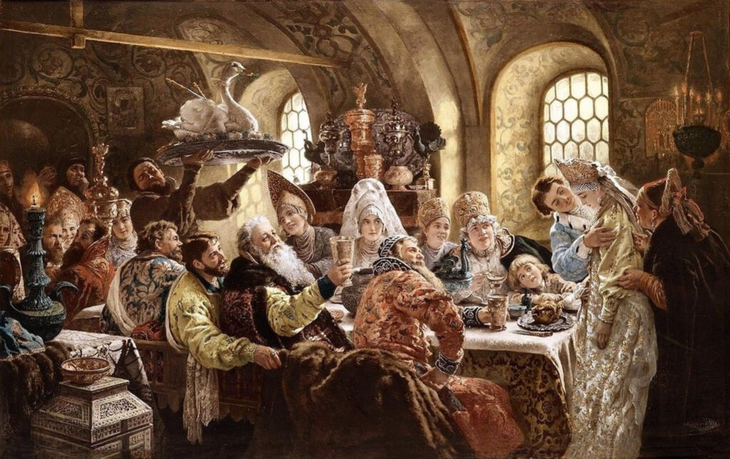 Анализ картины Константина Маковского Боярский свадебный пир