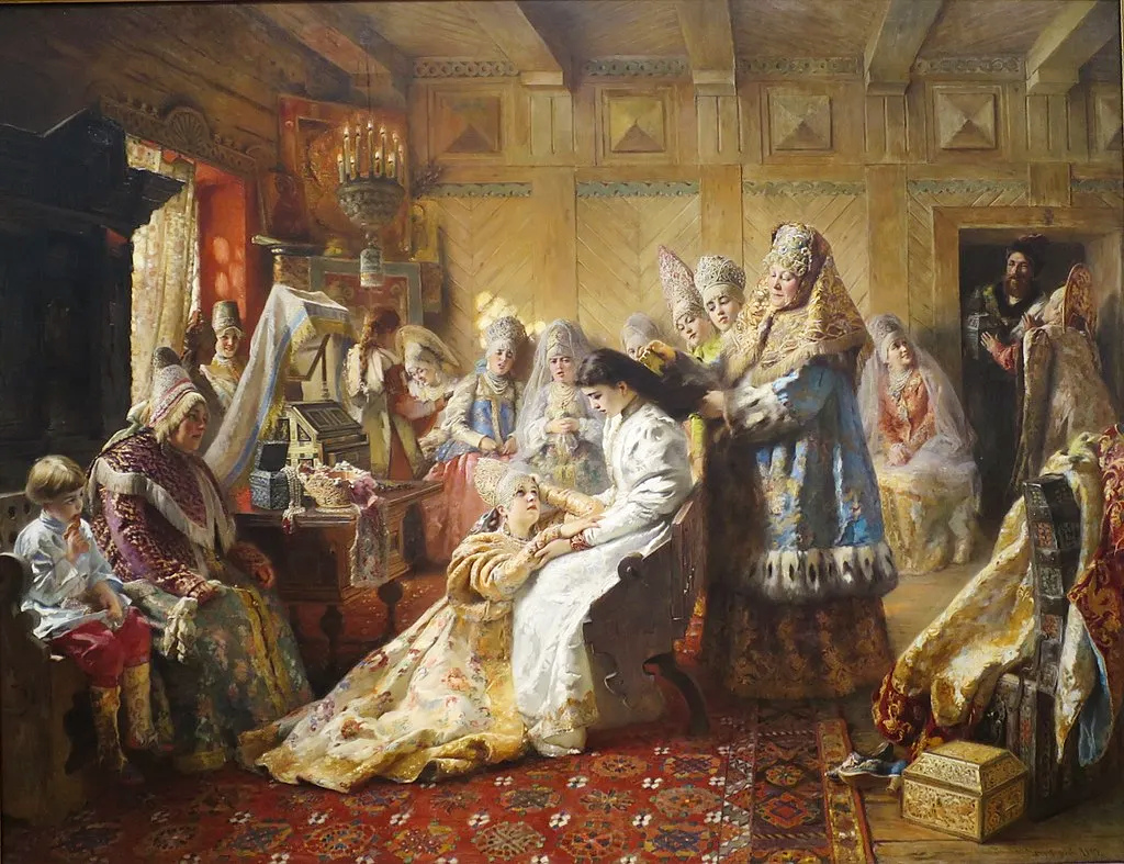 Анализ картины Константина Маковского Под венец