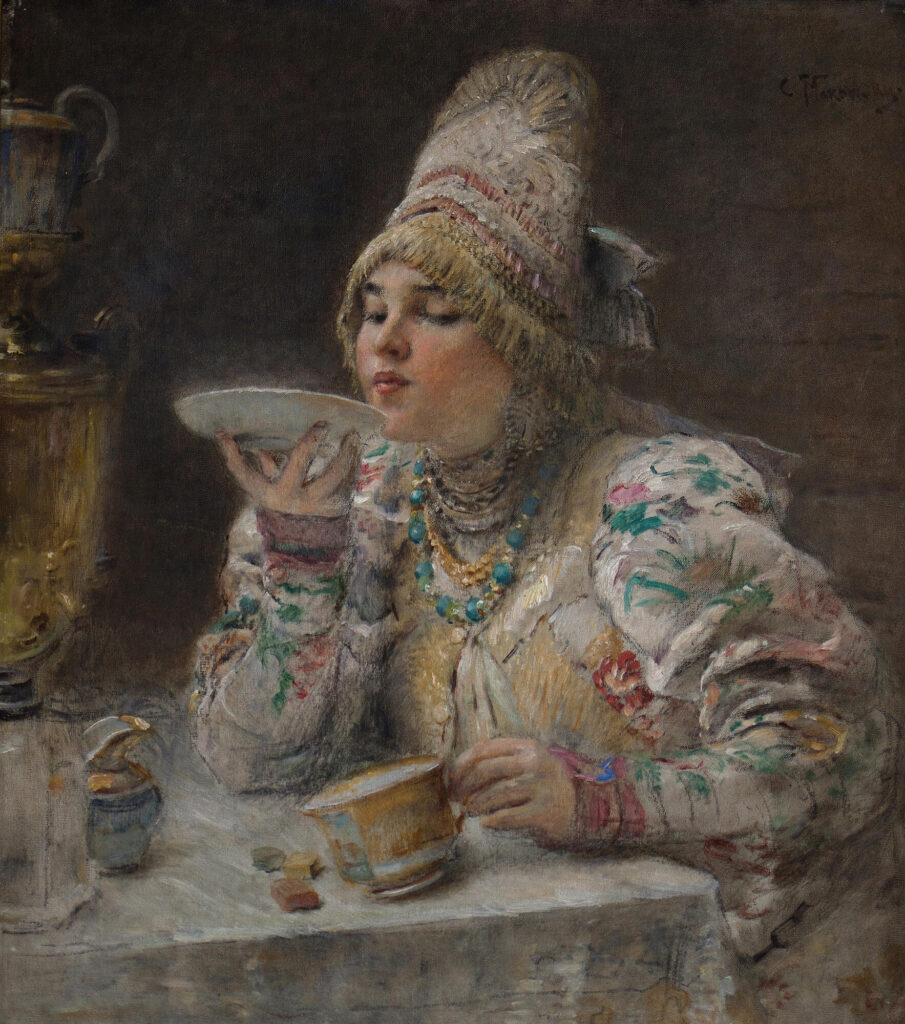 Анализ картины Константина Маковского За чаем