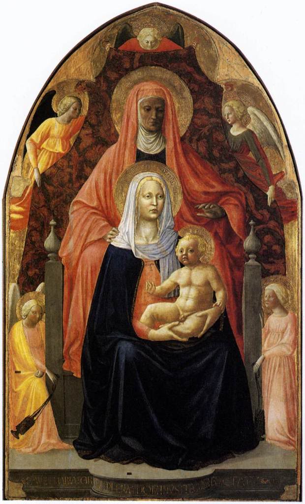 Анализ картины Мазаччо Святая Анна с мадонной и младенцем